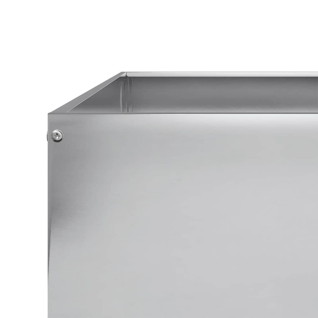 Hochbeet 100X100X26 Cm Verzinkter Stahl