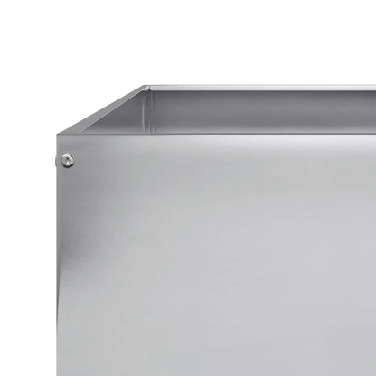Hochbeet 100X100X26 Cm Verzinkter Stahl