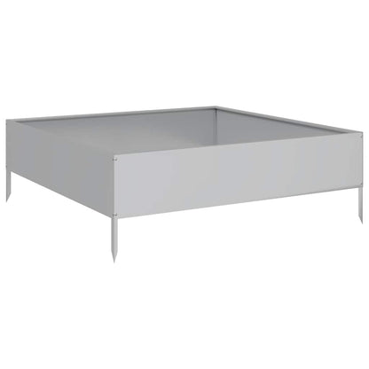 Hochbeet 100X100X33,5 Cm Verzinkter Stahl