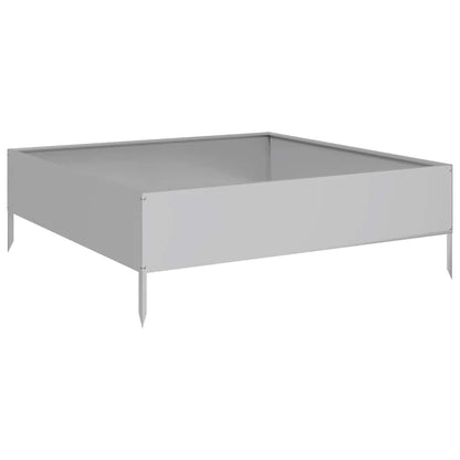 Hochbeet 100X100X33,5 Cm Verzinkter Stahl