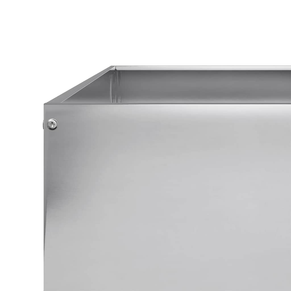 Hochbeet 100X100X33,5 Cm Verzinkter Stahl