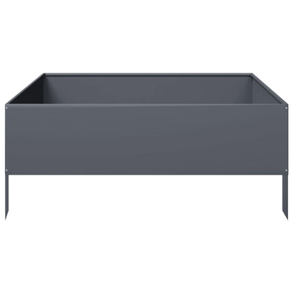 Hochbeet Anthrazit 100X100X41 Cm Stahl