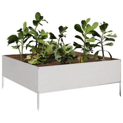 Hochbeet 100X100X41 Cm Edelstahl