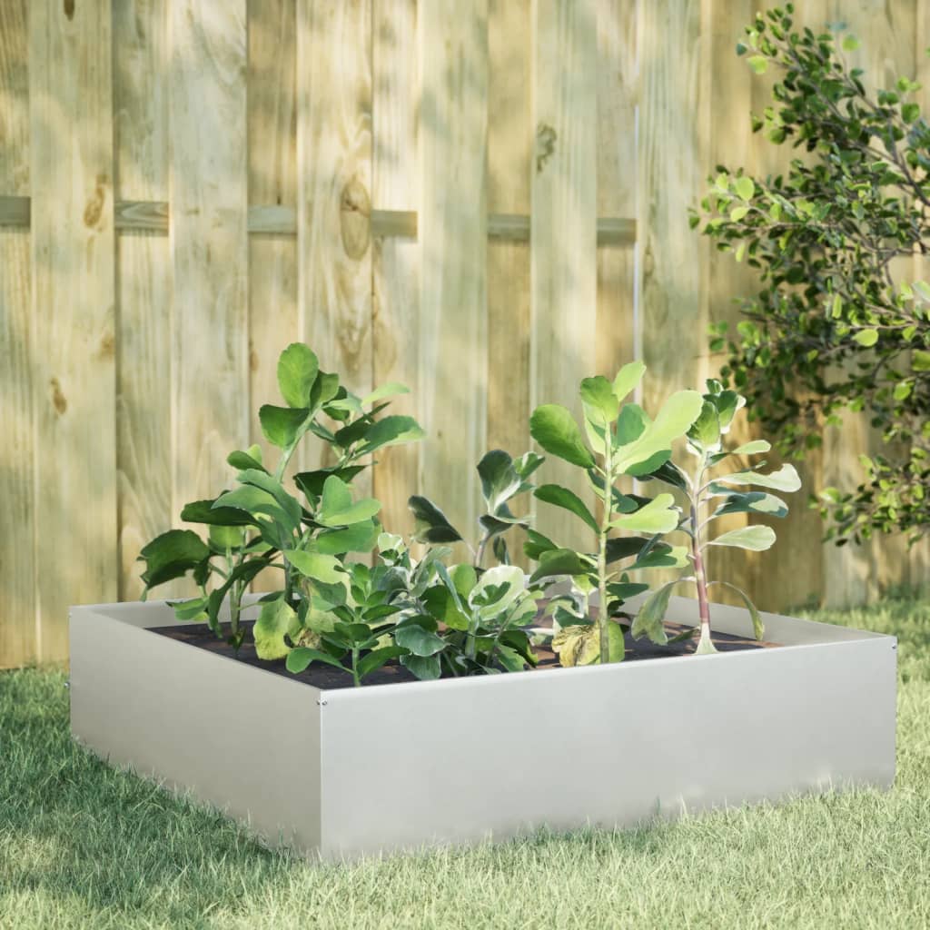 Hochbeet 100X100X41 Cm Edelstahl