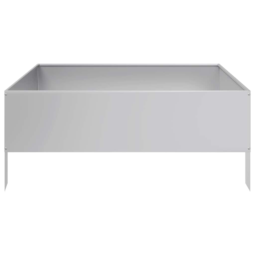 Hochbeet 100X100X41 Cm Verzinkter Stahl