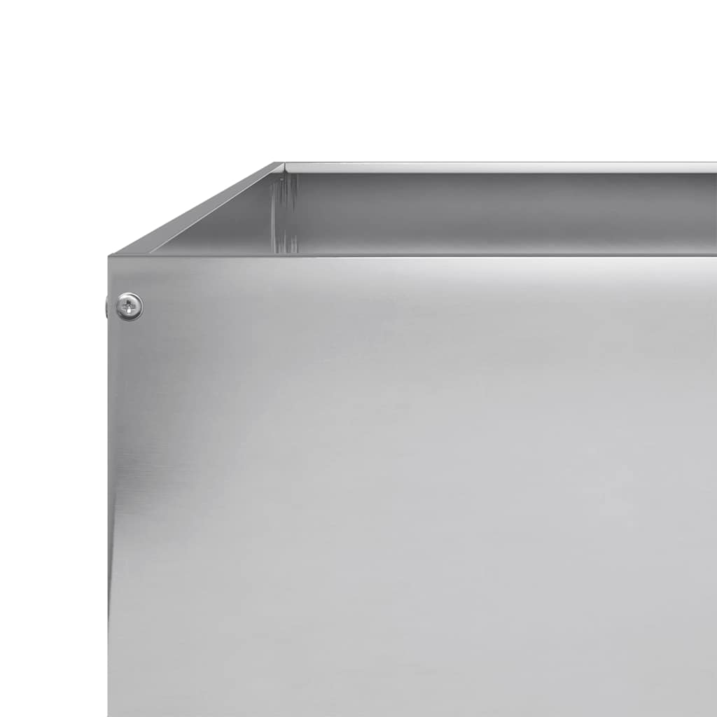 Hochbeet 100X100X41 Cm Verzinkter Stahl