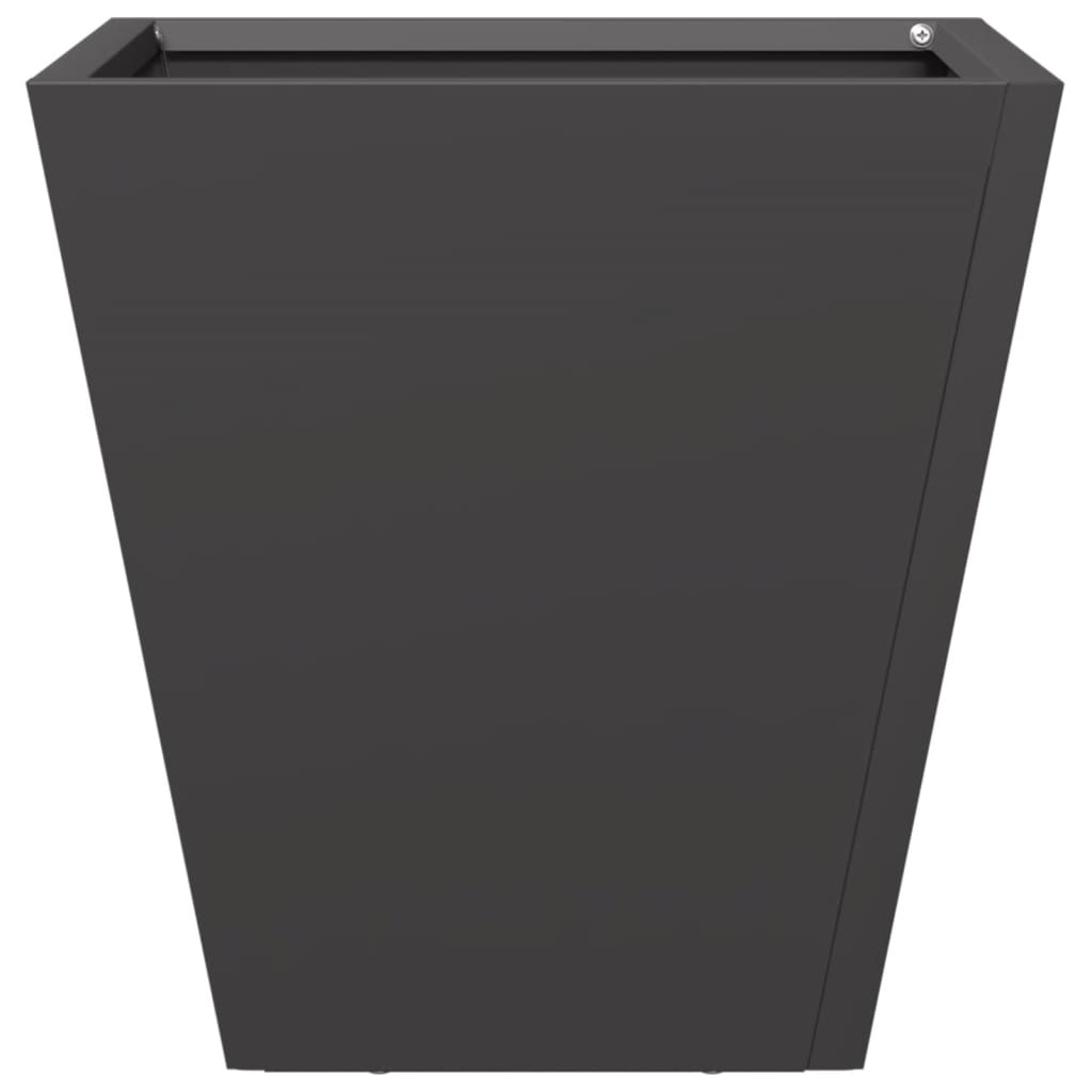 Pflanzkübel Schwarz 30X30X30 Stahl
