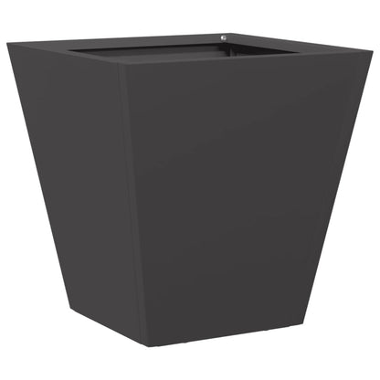 Pflanzkübel Schwarz 30X30X30 Stahl