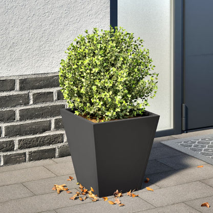 Pflanzkübel Schwarz 30X30X30 Stahl