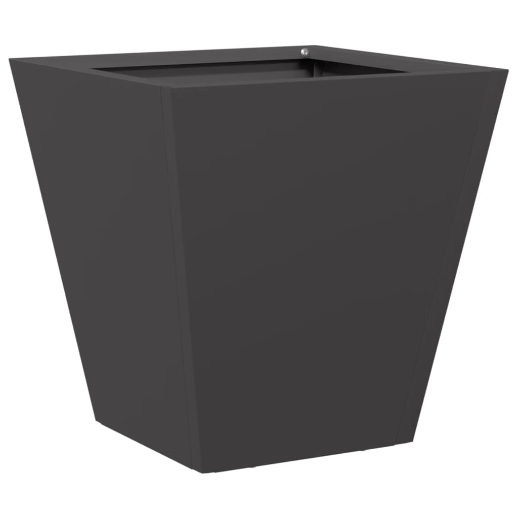 Pflanzkübel 2 Stk. Schwarz 30X30X30 Stahl