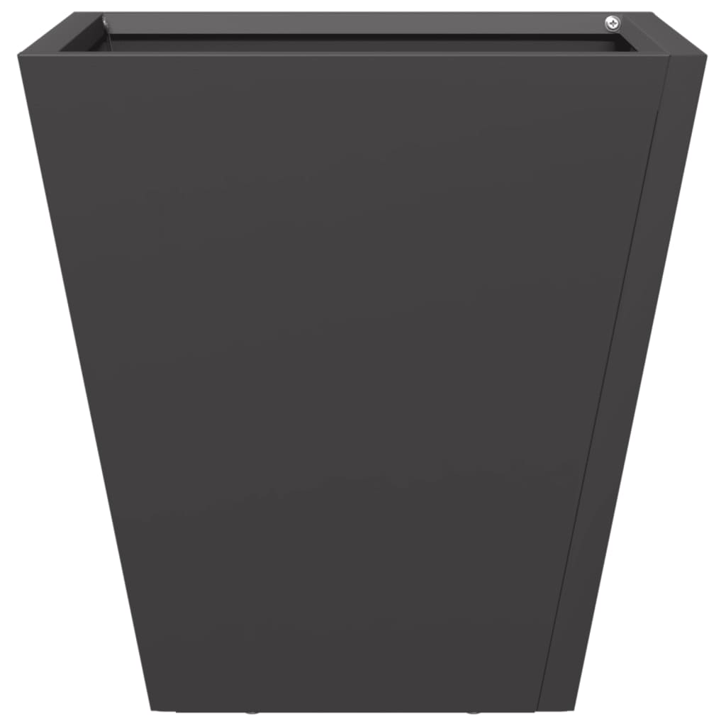 Pflanzkübel 2 Stk. Schwarz 30X30X30 Stahl