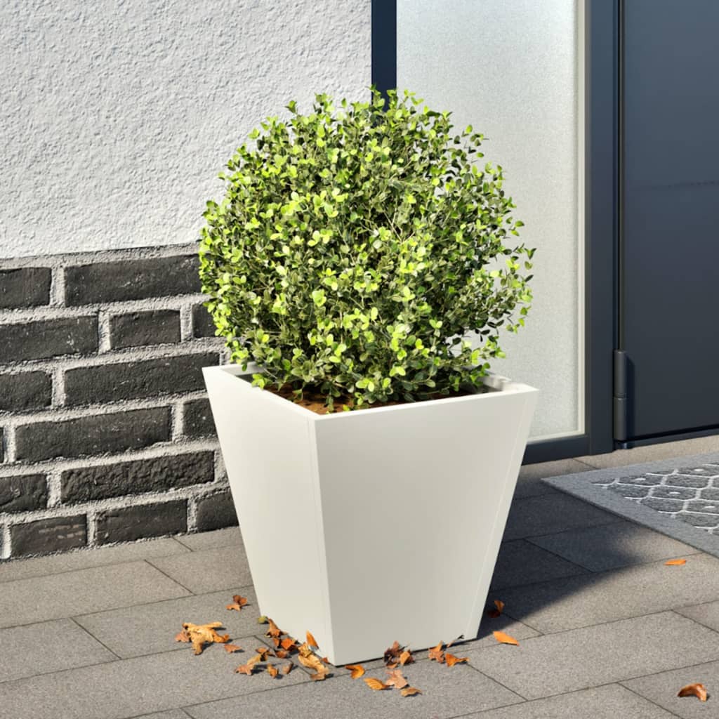 Pflanzkübel Weiß 30X30X30 Stahl