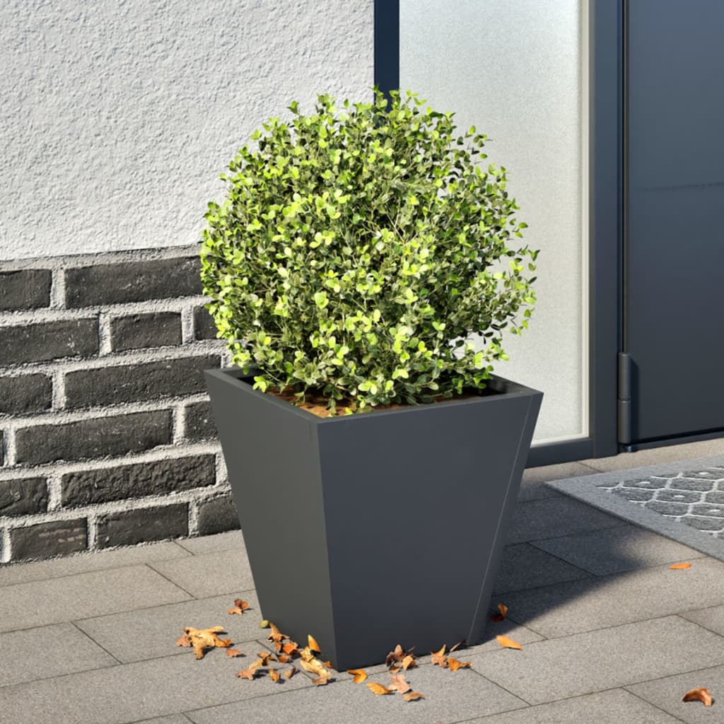 Pflanzkübel Anthrazit 30X30X30 Stahl