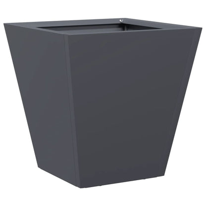 Pflanzkübel 2 Stk. Anthrazit 30X30X30 Stahl
