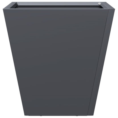 Pflanzkübel 2 Stk. Anthrazit 30X30X30 Stahl