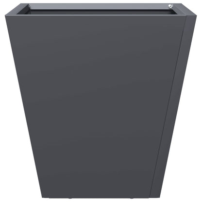 Pflanzkübel 2 Stk. Anthrazit 30X30X30 Stahl