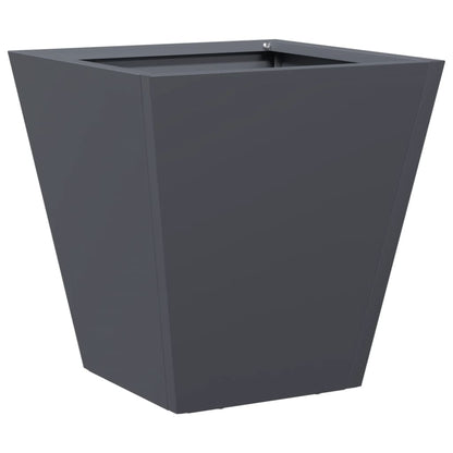 Pflanzkübel 2 Stk. Anthrazit 30X30X30 Stahl