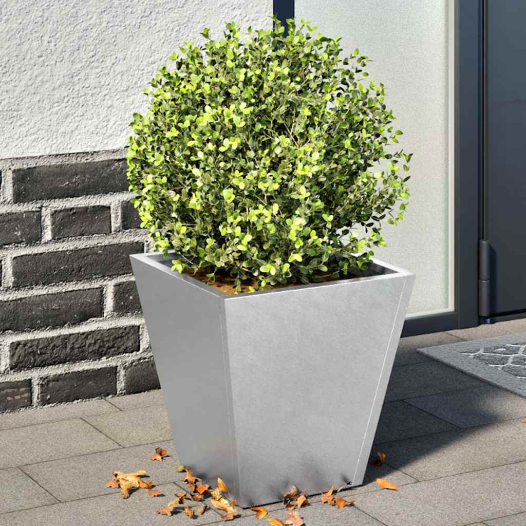 Pflanzkübel 2 Stk. 30X30X30 Cm Verzinkter Stahl