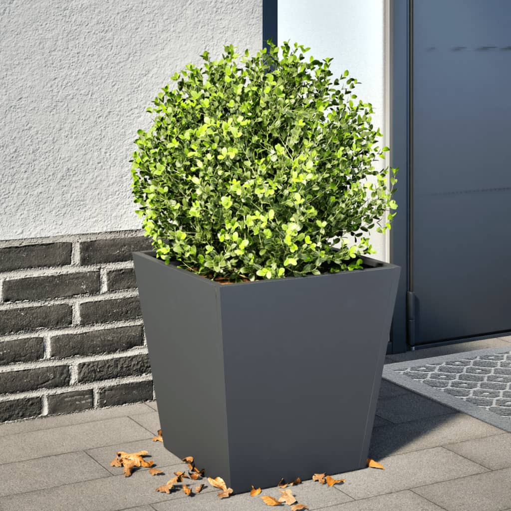 Pflanzkübel Anthrazit 40X40X40 Stahl