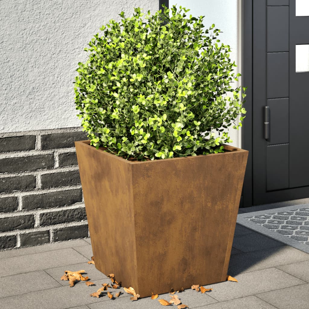 Pflanzkübel 2 Stk. 40X40X40 Cm Wetterfester Stahl