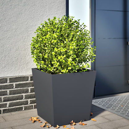 Pflanzkübel Anthrazit 50X50X50 Cm Stahl