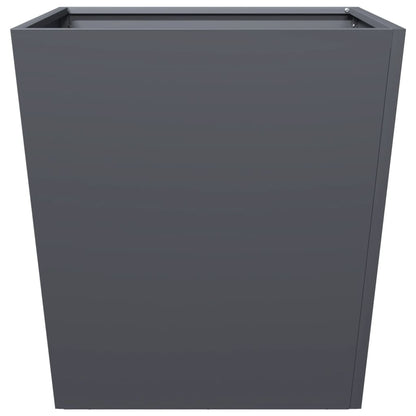 Pflanzkübel 2 Stk. Anthrazit 50X50X50 Stahl