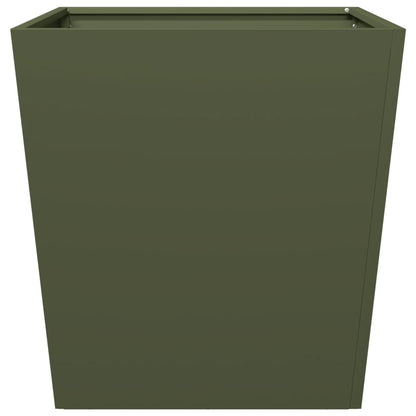 Pflanzkübel Olivgrün 50X50X50 Stahl