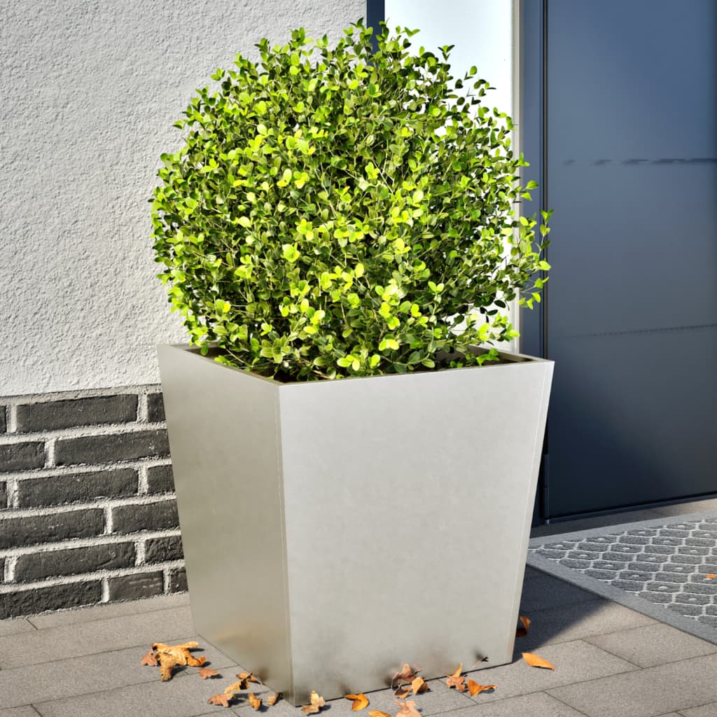 Pflanzkübel 2 Stk. 50X50X50 Cm Edelstahl