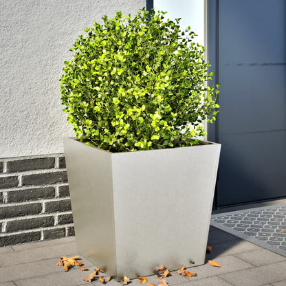 Pflanzkübel 2 Stk. 50X50X50 Cm Edelstahl