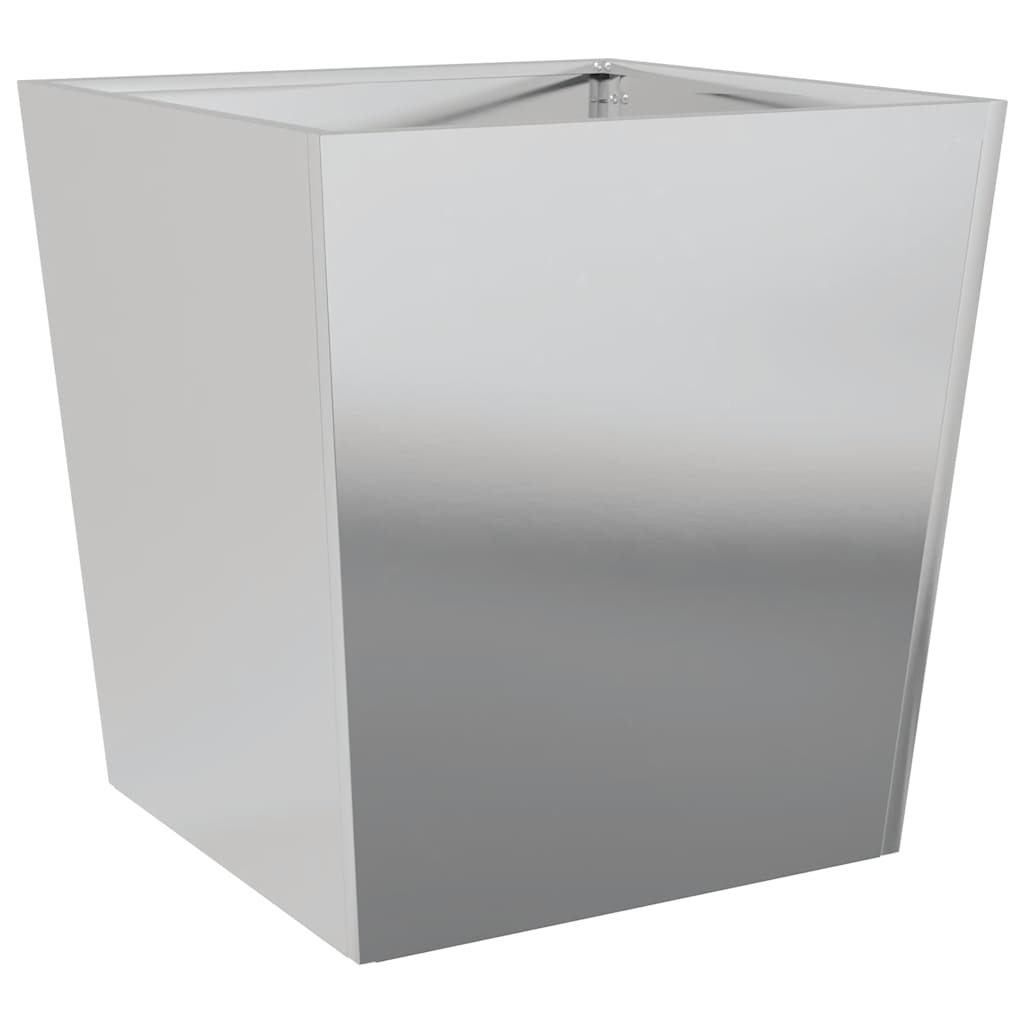 Pflanzkübel 2 Stk. 50X50X50 Cm Verzinkter Stahl