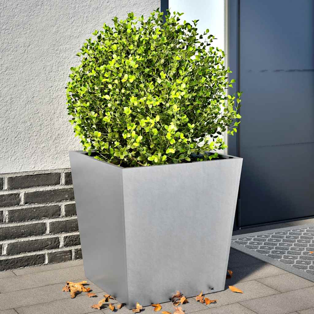 Pflanzkübel 2 Stk. 50X50X50 Cm Verzinkter Stahl