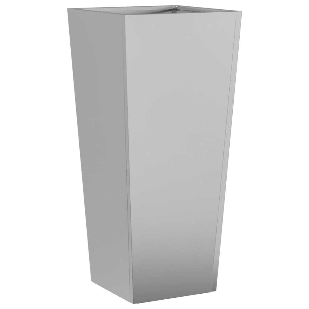 Pflanzkübel 2 Stk. 35X35X75 Cm Verzinkter Stahl