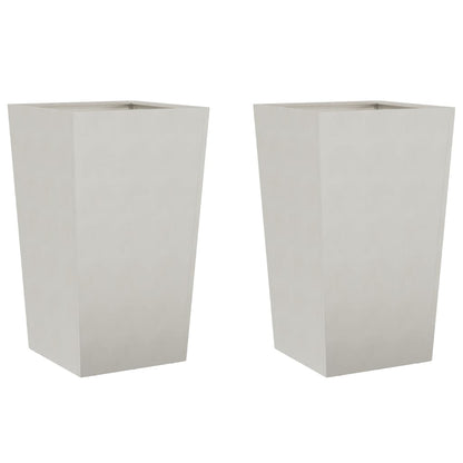 Pflanzkübel 2 Stk. 45X45X75 Cm Edelstahl