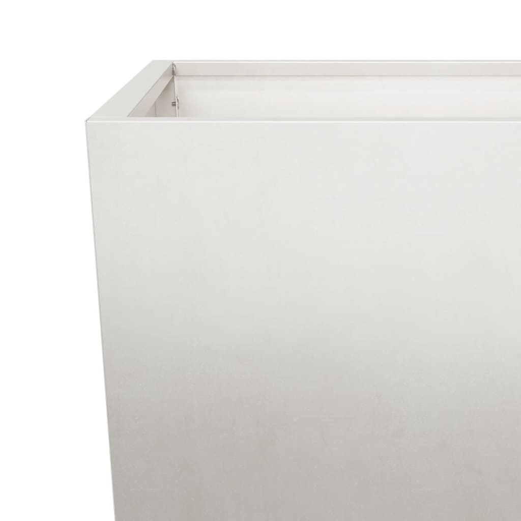 Pflanzkübel 2 Stk. 45X45X75 Cm Edelstahl
