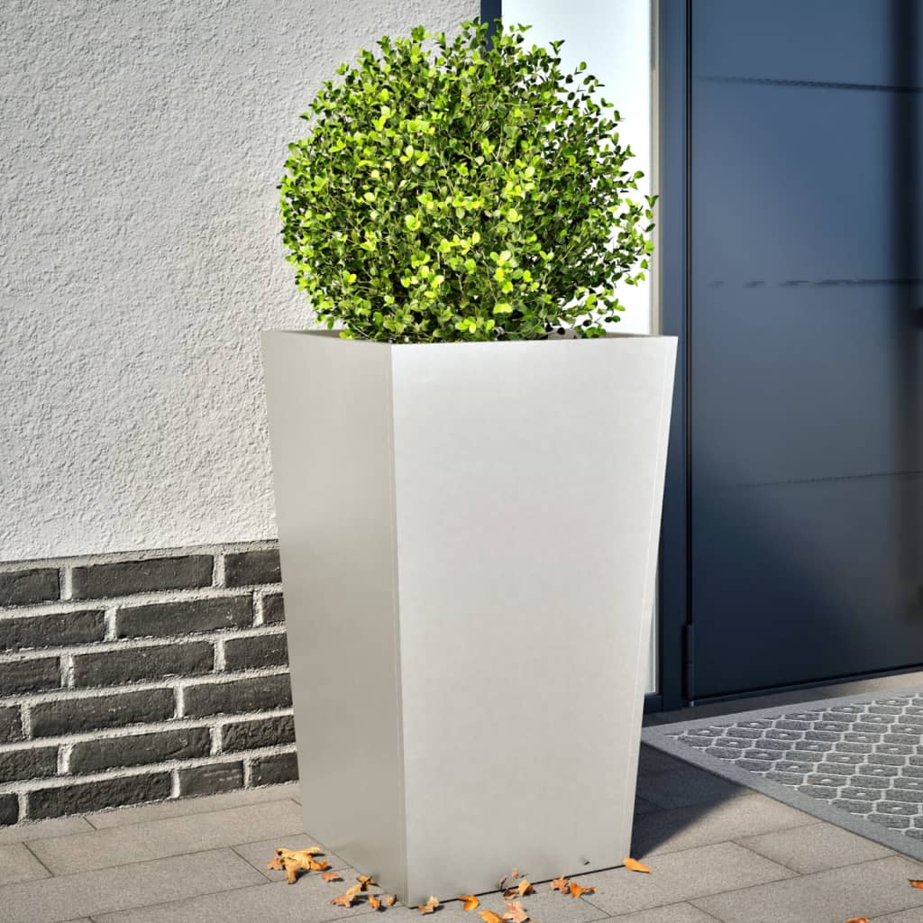 Pflanzkübel 2 Stk. 45X45X75 Cm Edelstahl