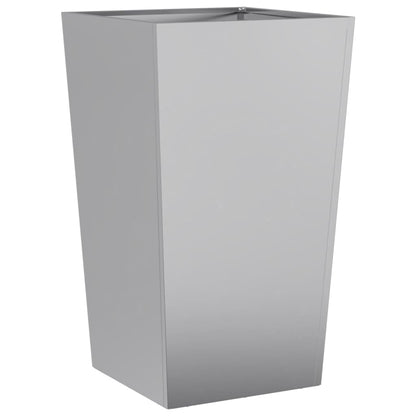 Pflanzkübel 2 Stk. 45X45X75 Cm Verzinkter Stahl