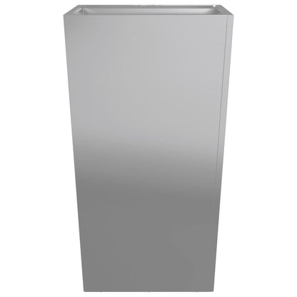 Pflanzkübel 2 Stk. 45X45X75 Cm Verzinkter Stahl