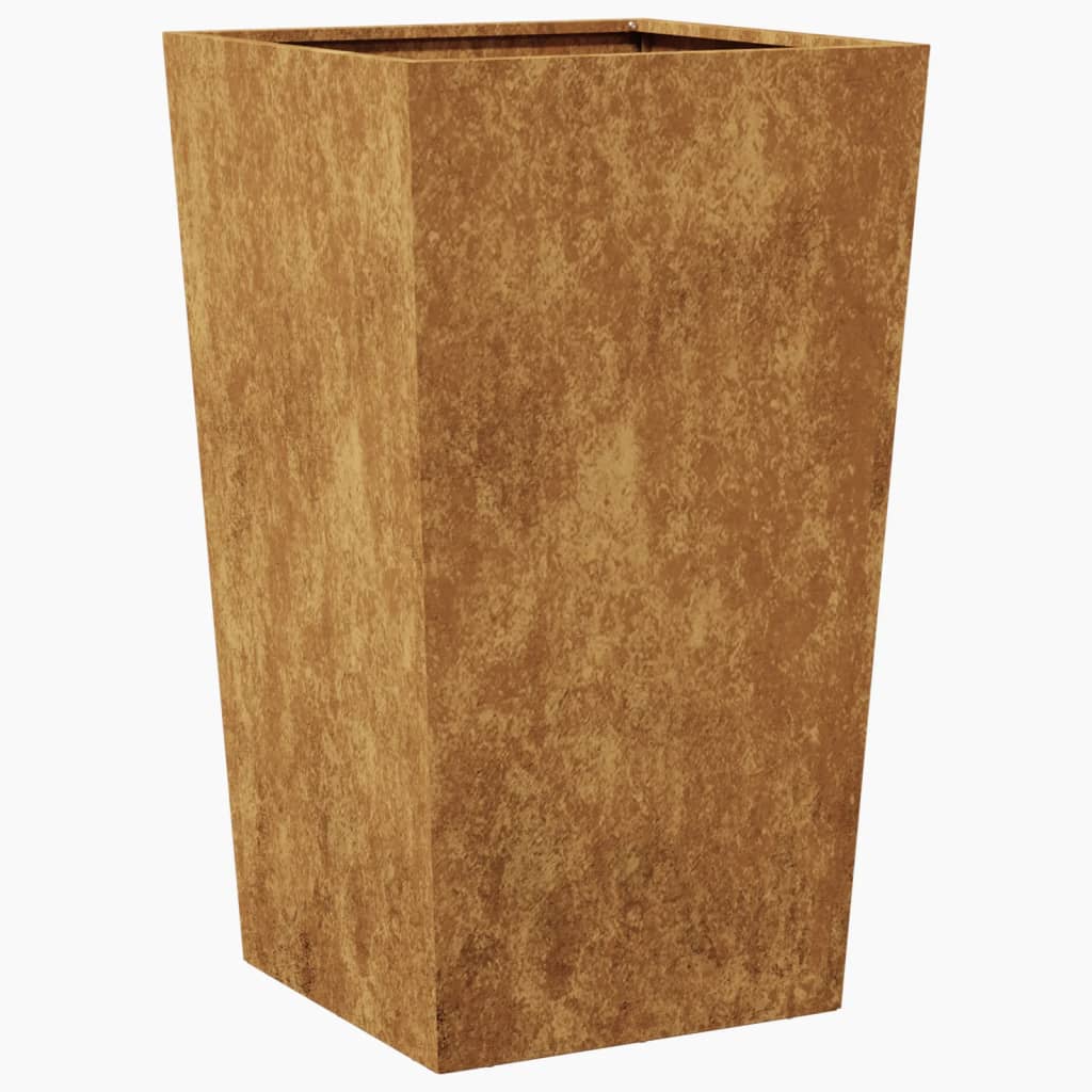 Pflanzkübel 2 Stk. 45X45X75 Cm Wetterfester Stahl