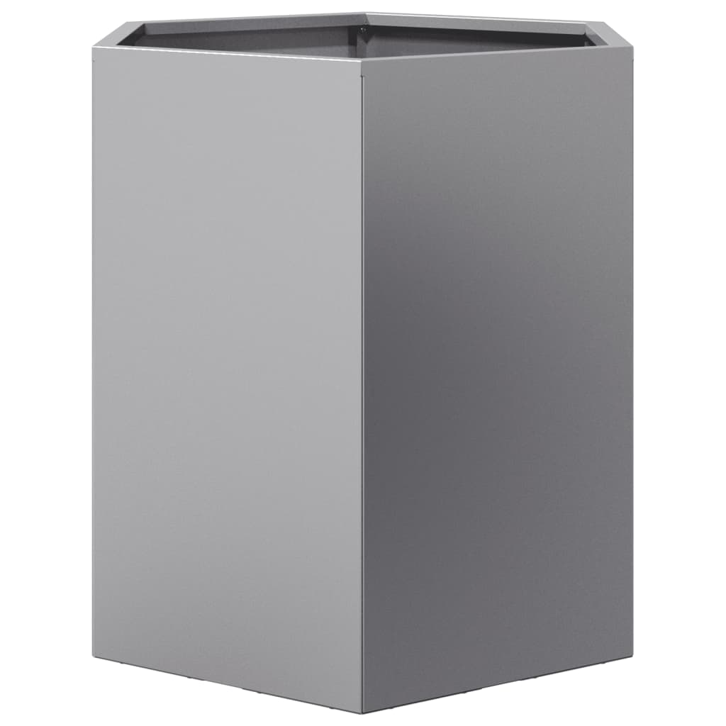 Pflanzkübel Sechseckig 46X40X45 Verzinkter Stahl