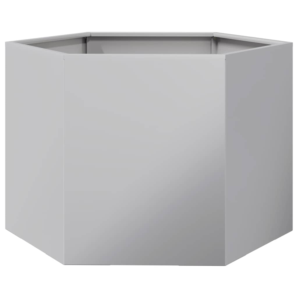 Pflanzkübel Sechseckig 69X60X45 Verzinkter Stahl