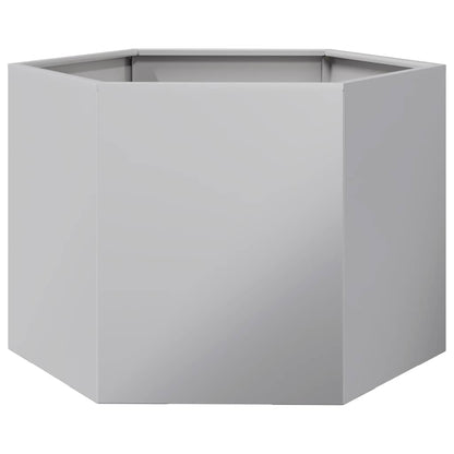 Pflanzkübel Sechseckig 69X60X45 Verzinkter Stahl