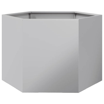 Pflanzkübel Sechseckig 69X60X45 Verzinkter Stahl