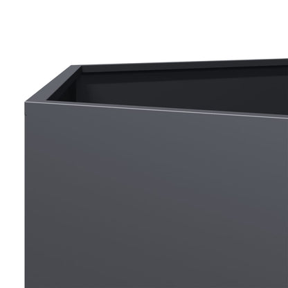 Pflanzkübel Anthrazit Sechseckig 104X90X45 Stahl