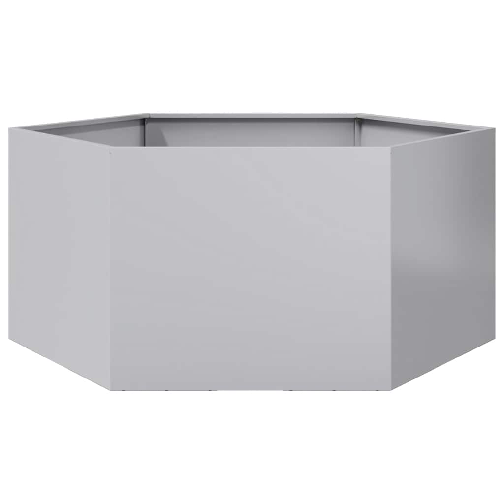 Pflanzkübel Sechseckig 104X90X45 Verzinkter Stahl