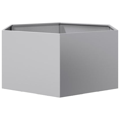 Pflanzkübel Sechseckig 104X90X45 Verzinkter Stahl