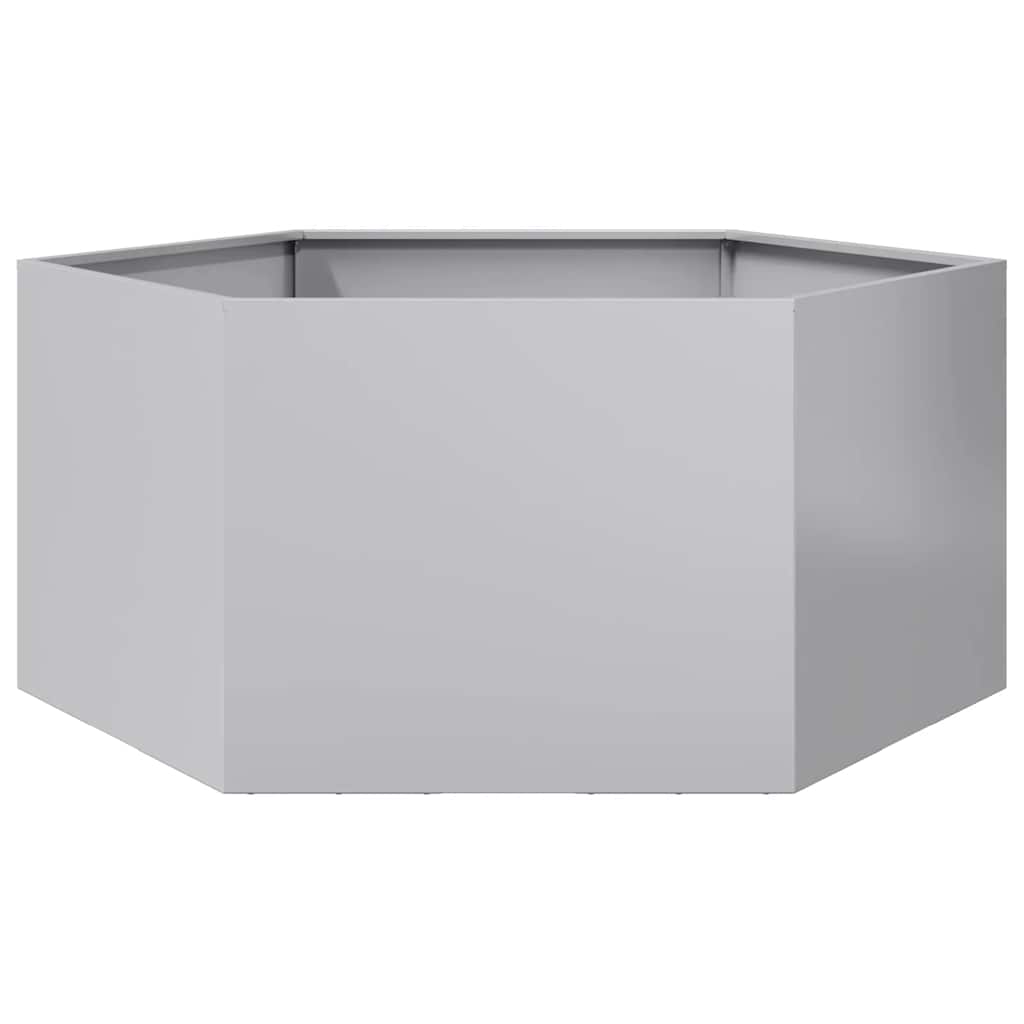 Pflanzkübel Sechseckig 104X90X45 Verzinkter Stahl