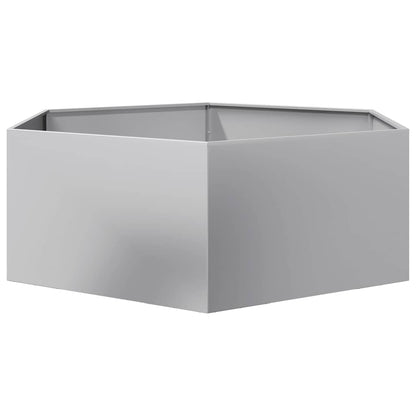 Pflanzkübel Sechseckig 138X120X45 Verzinkter Stahl