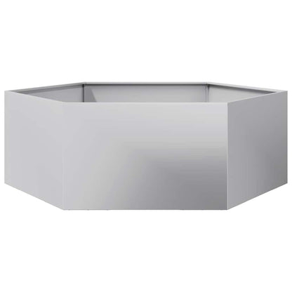 Pflanzkübel Sechseckig 138X120X45 Verzinkter Stahl