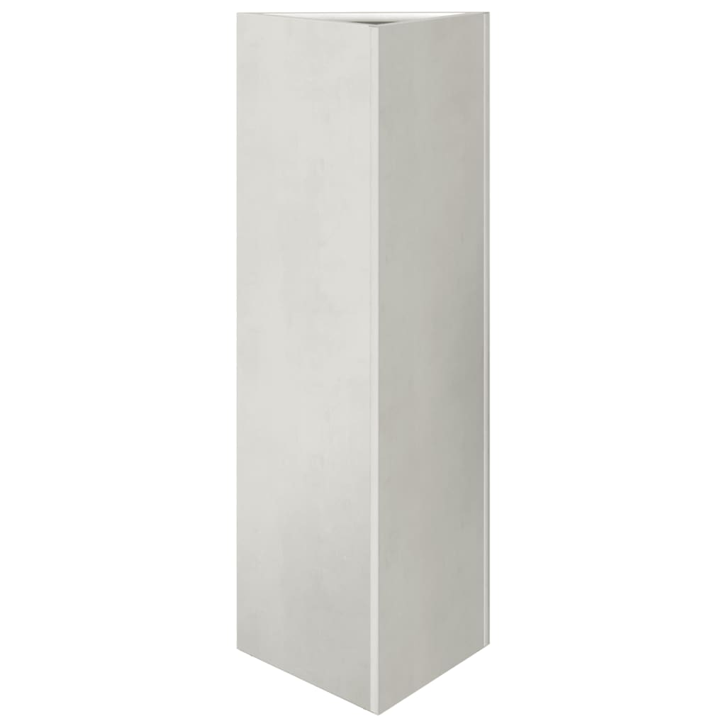 Pflanzkübel Dreieckig 30X26X75 Cm Edelstahl