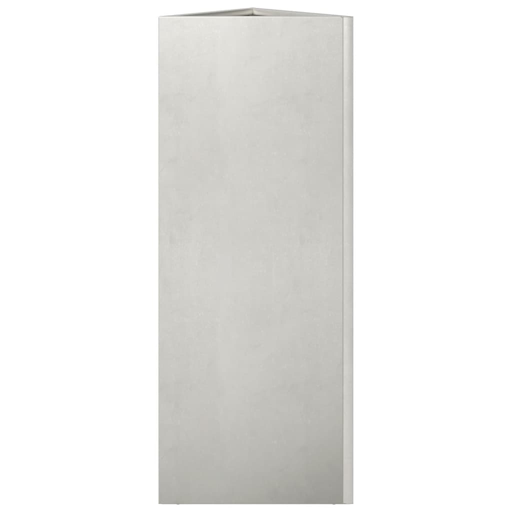 Pflanzkübel Dreieckig 30X26X75 Cm Edelstahl